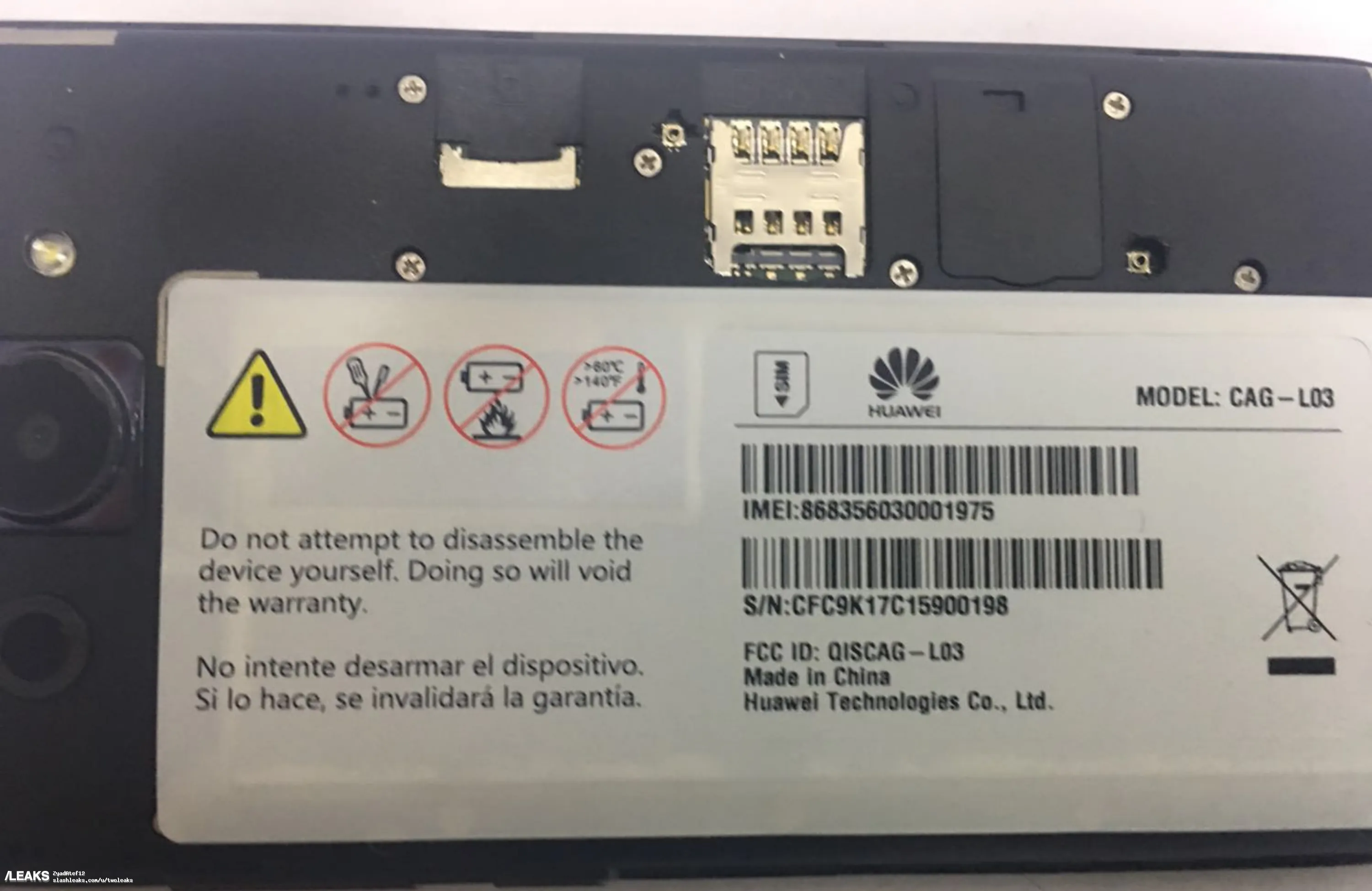 cag l03 prototype fcc 196 1