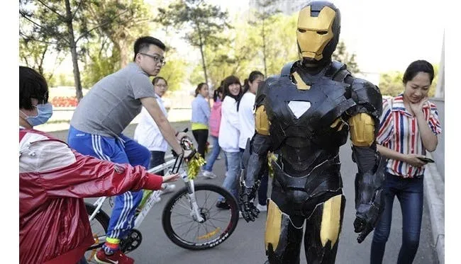 china iron man hero