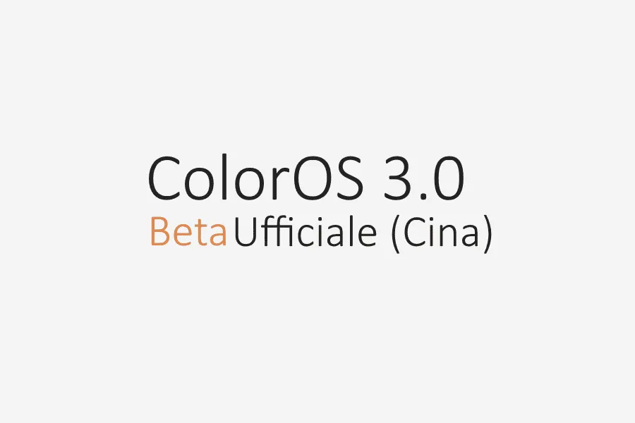 coloros 3 0 1