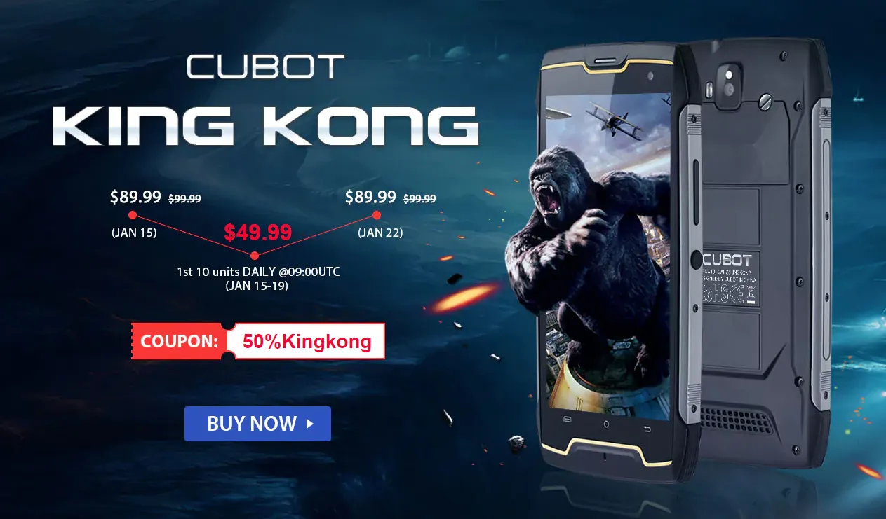 cubot kingkong promotion