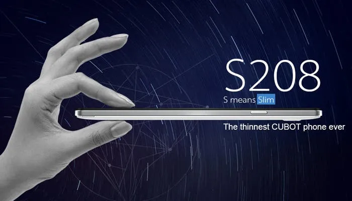 cubot s208 thin