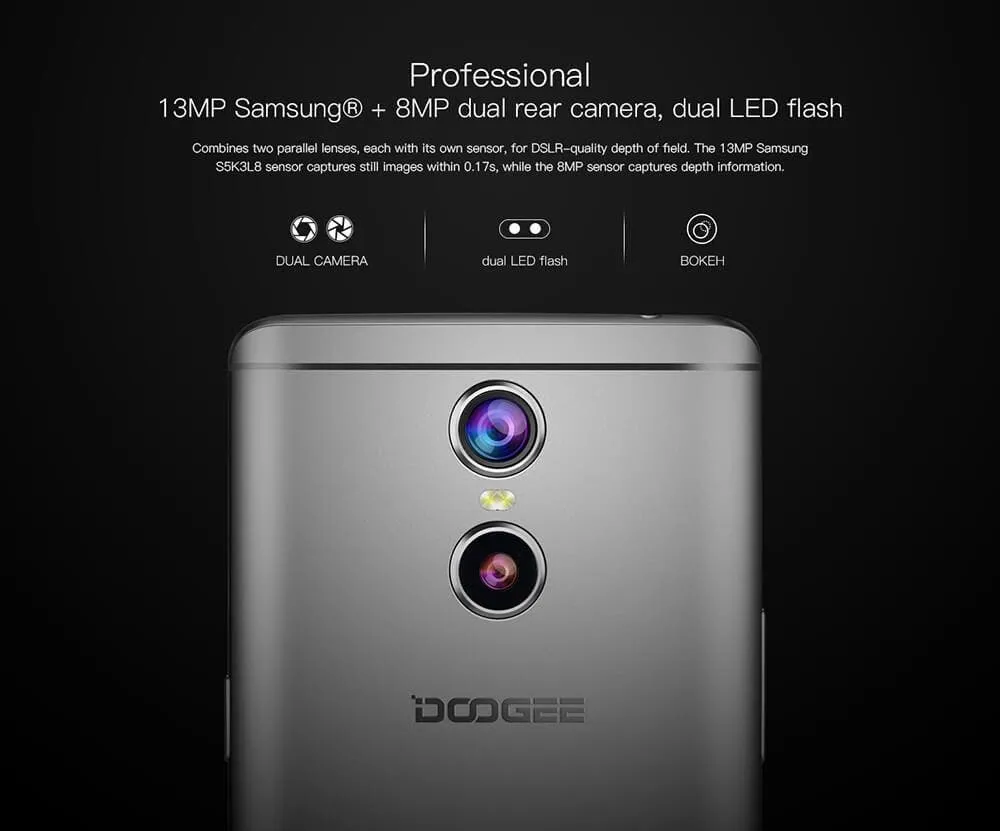 doogee shoot 1 2gb 16gb smartphone silver 20161213105927674