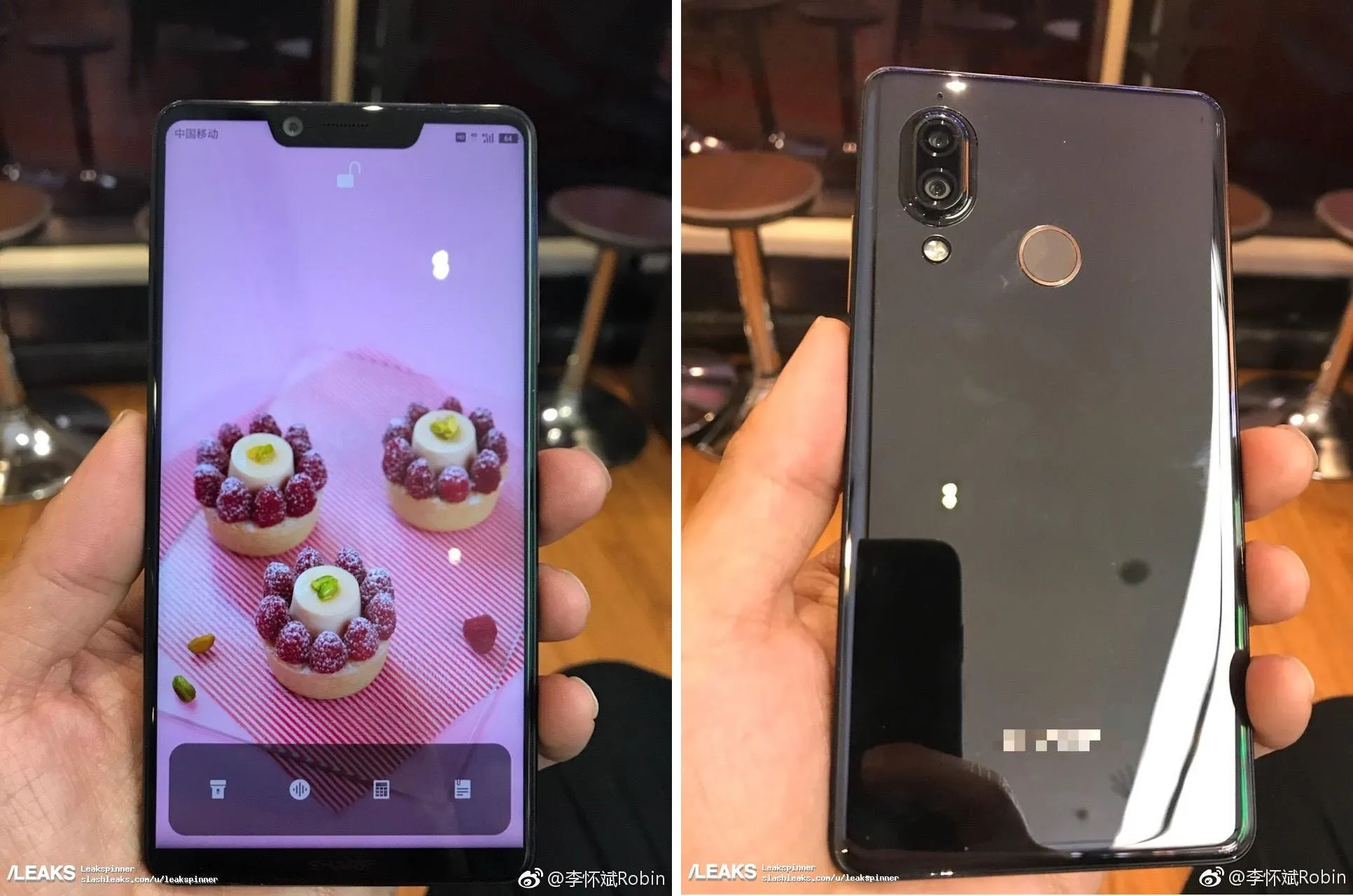 Sharp Aquos S3 Live Pictures shows iPhone X like design