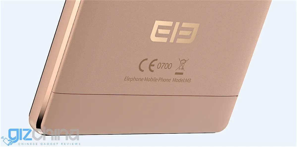elephone m3 champaign gold