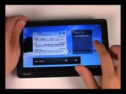 exclusive ainol novo paladin ics hands on video