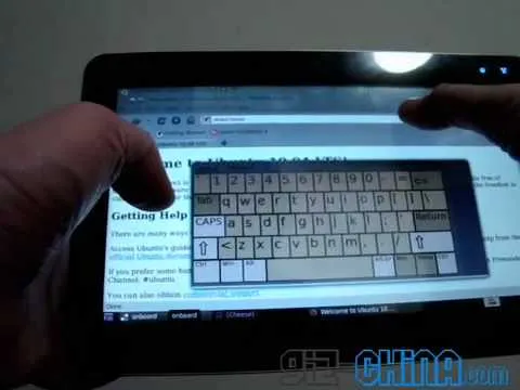 exclusive ubuntu tablet hands on video gizchina com