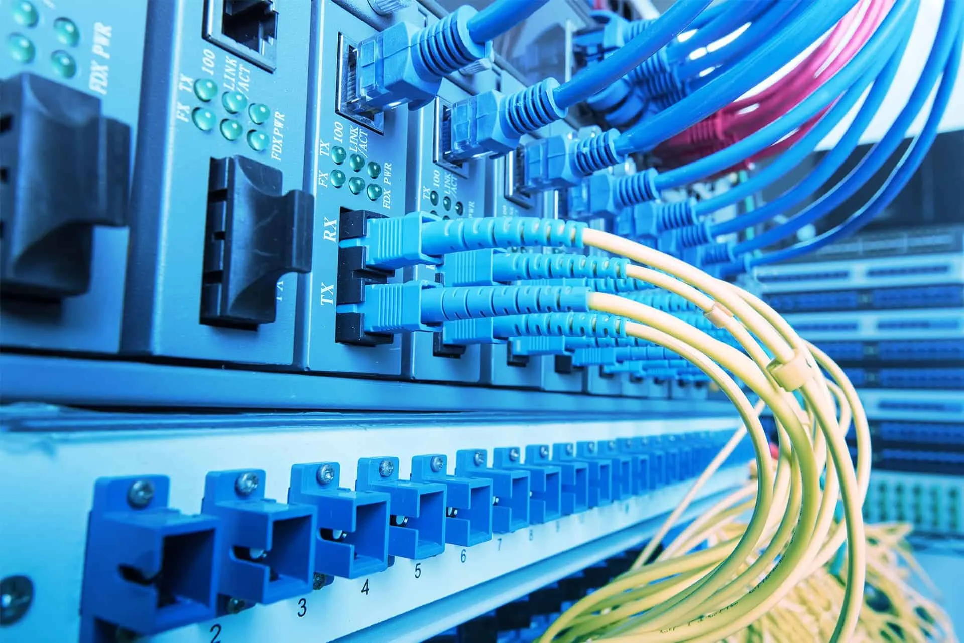 fiber optic cables uses