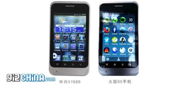 firefox os zte phone specifications