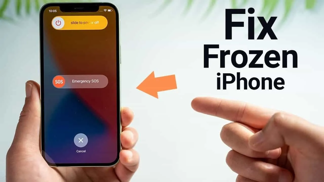 fix frozen iphone screen