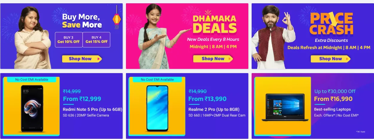 flipkart festive dhamaka