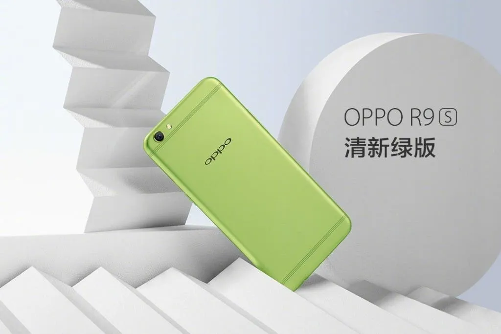 fresh green oppo r9s
