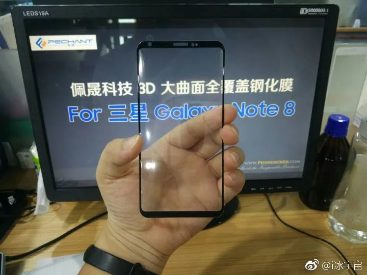 galaxy note 8 front panels