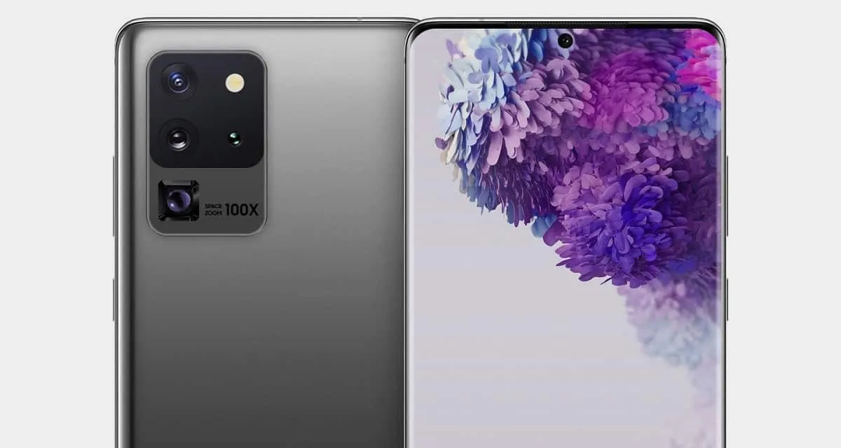 galaxy s20 ultra render
