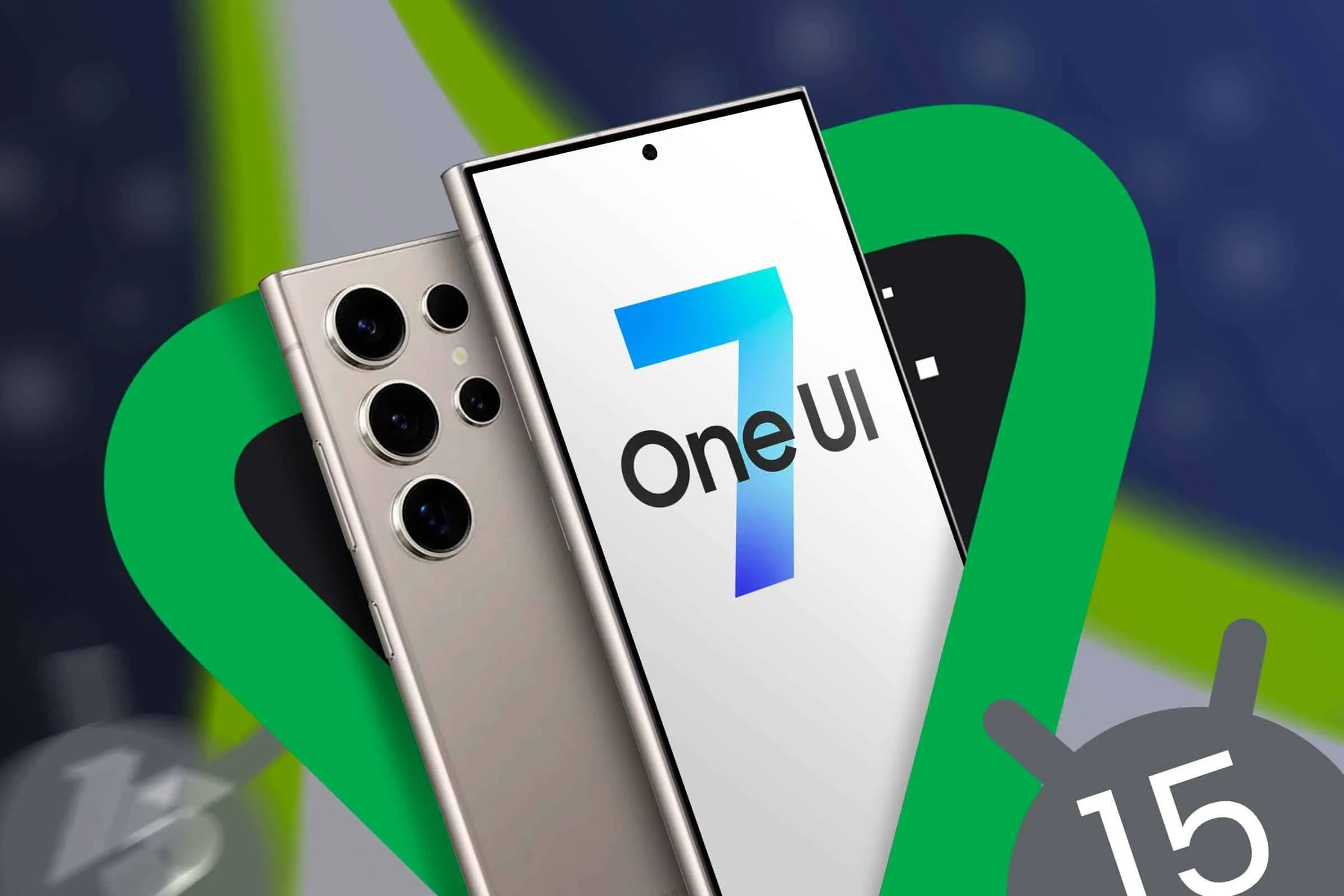 galaxy s24 with the one ui logo