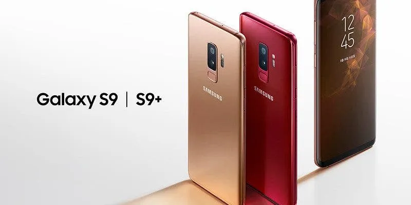 galaxy s9plus burgundy red sunrise gold kv h 1 polarr