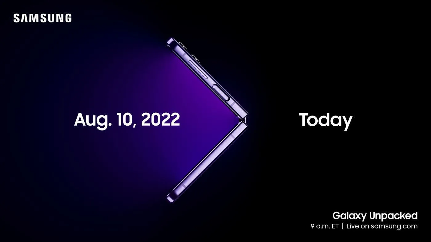 galaxy unpacked invite august 2022 1