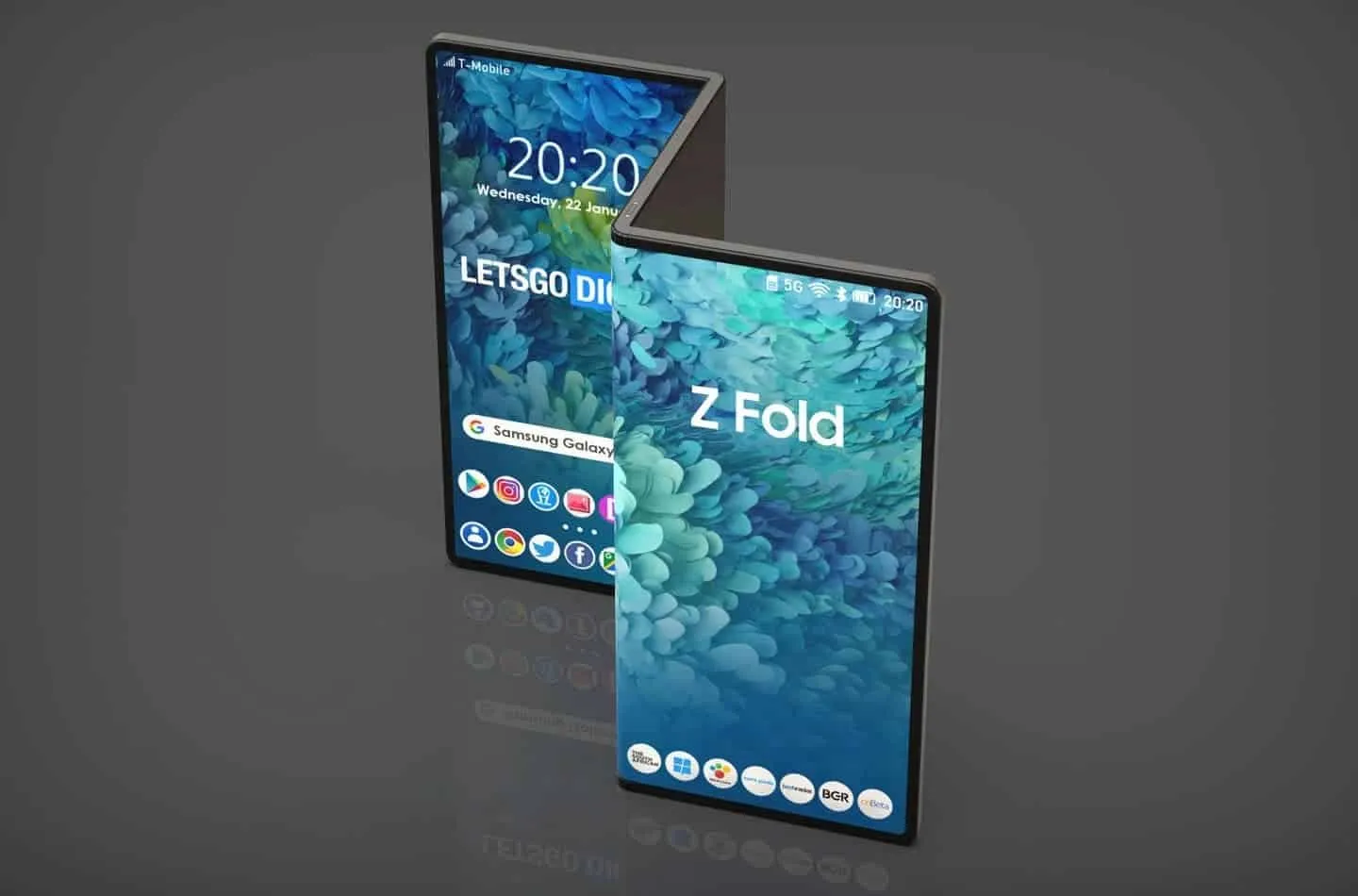 galaxy z fold tablet