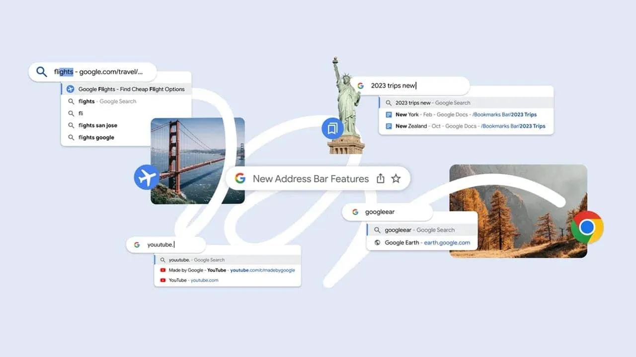 google chrome address bar upgrade