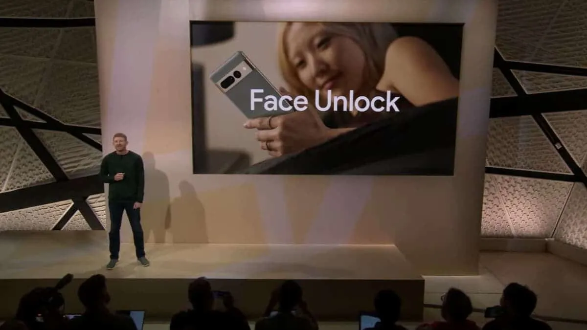 google makes face unlock official for pixel 7 series new fingerprint sensor is included too