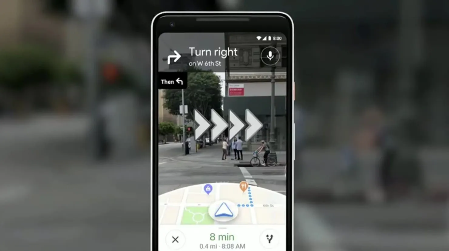 google maps ar