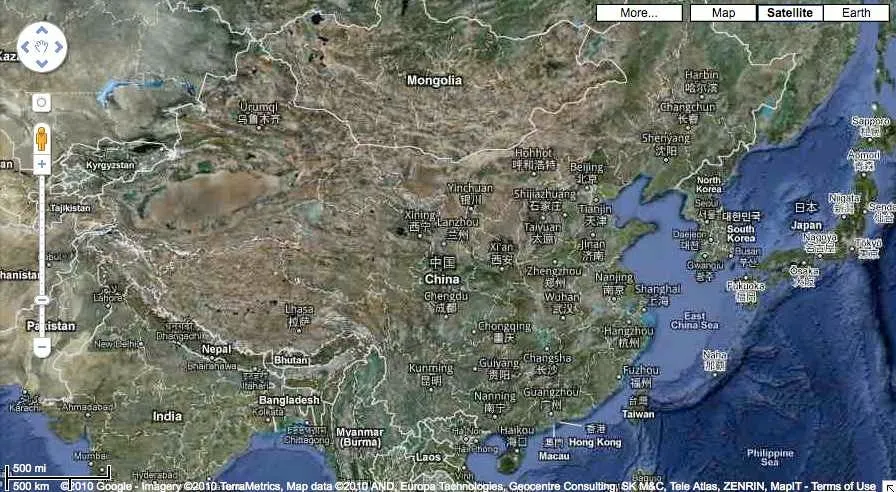 google maps china