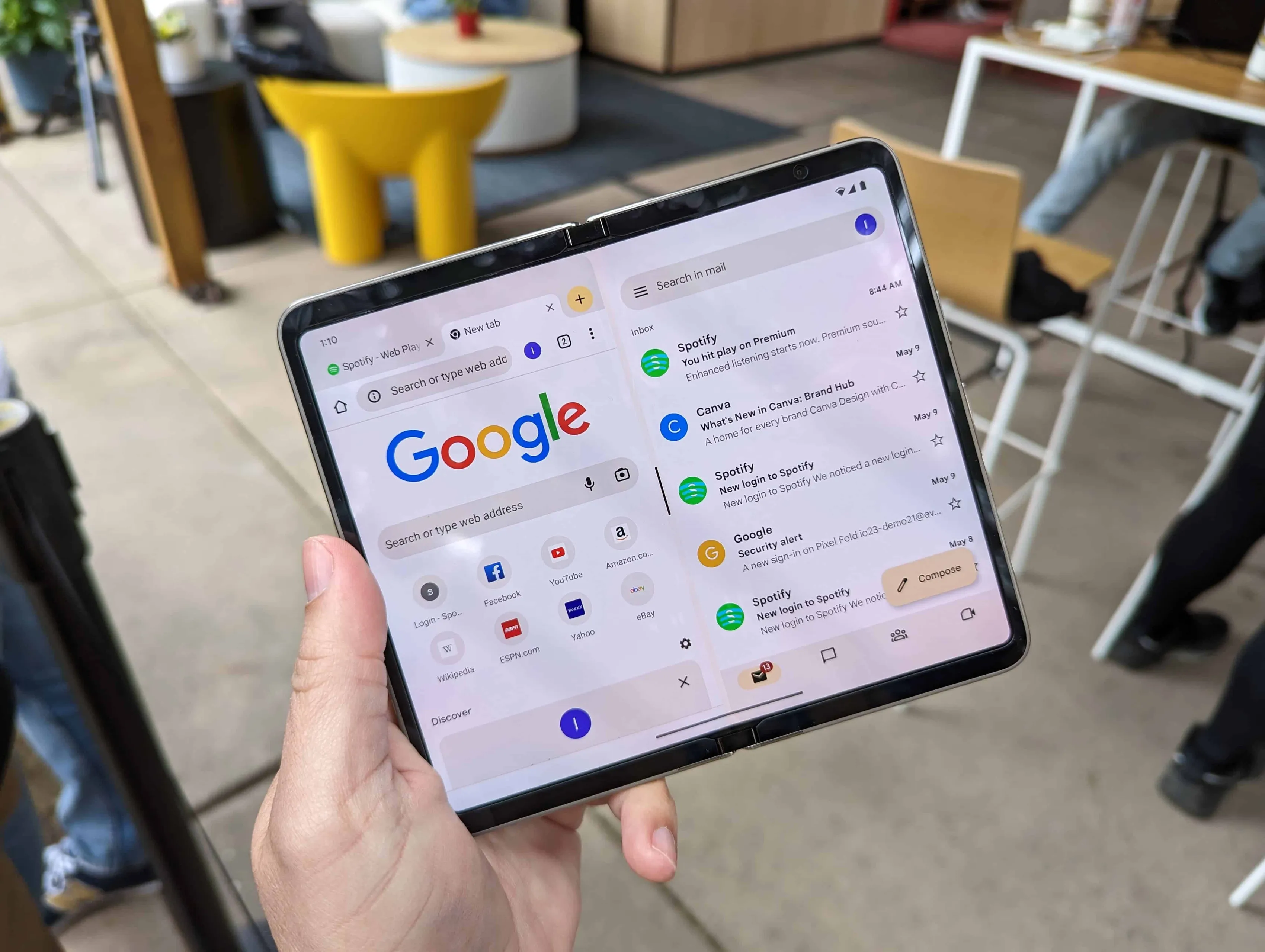 google pixel fold d