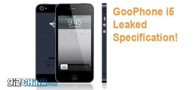 goophone i5 specification release date