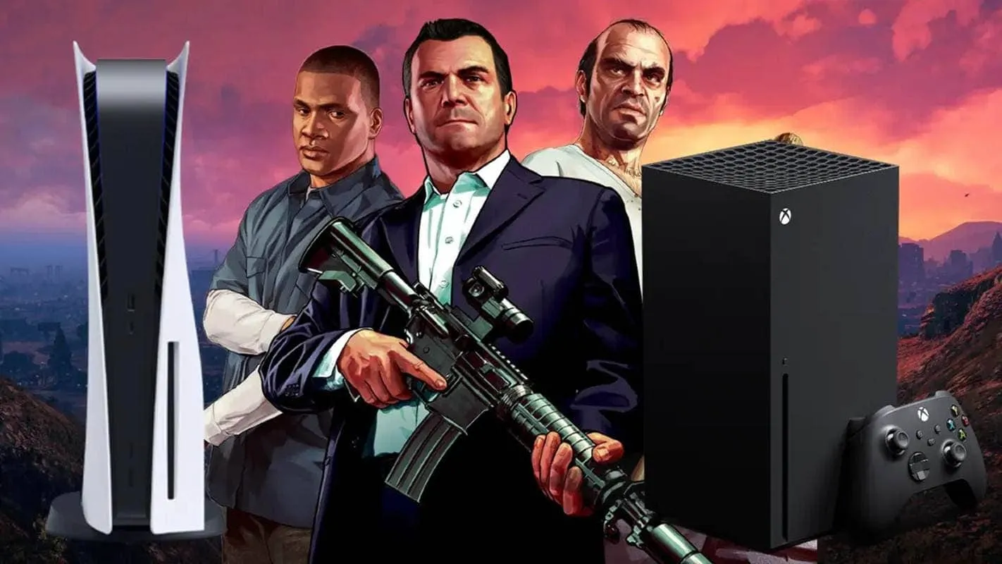 grand theft auto v and gta online for playstation 5 and xbox series xs