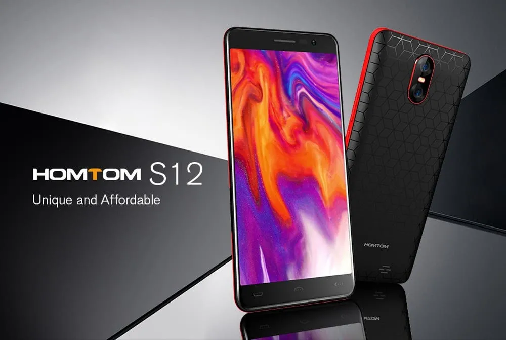 homtom s12 5 0 inch 8gb smartphone red black 20180112114415408
