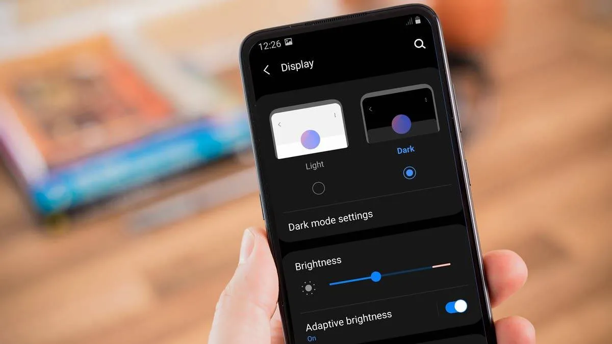 how to enable dark mode in andro