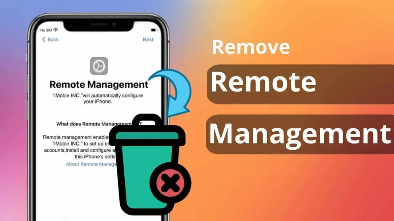 how to remove remote management