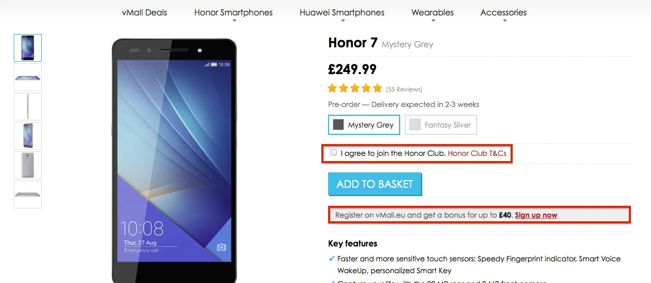 huawei honor 7 flash sale