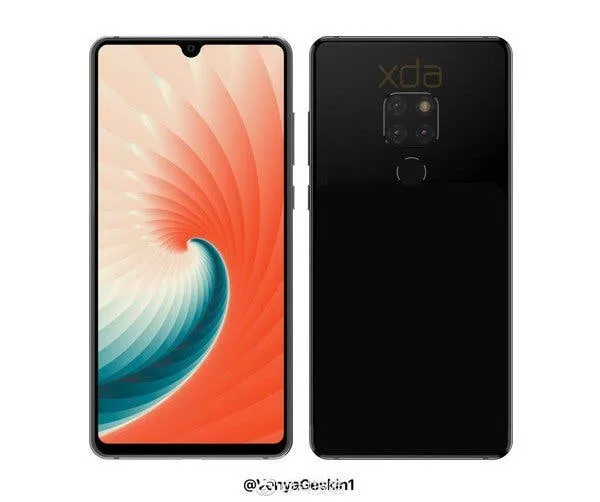 huawei mate 20 render