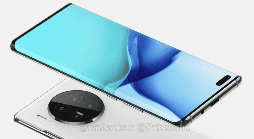 huawei mate 40 pro render