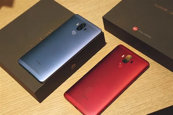 huawei mate 9 agate red and topaz blue 10