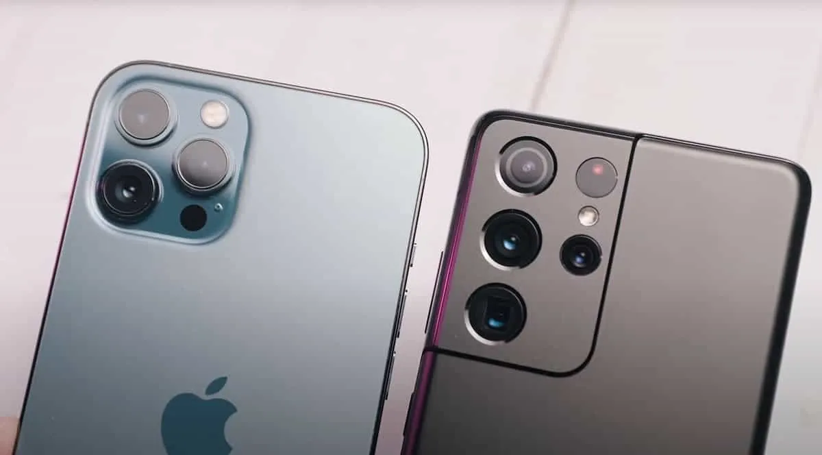 iphone 12 galaxy s21