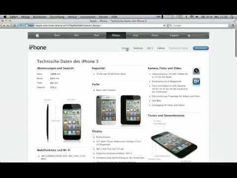 iphone 5 apple website leaked video