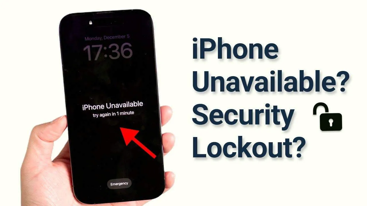 iphone unavailable no reset option