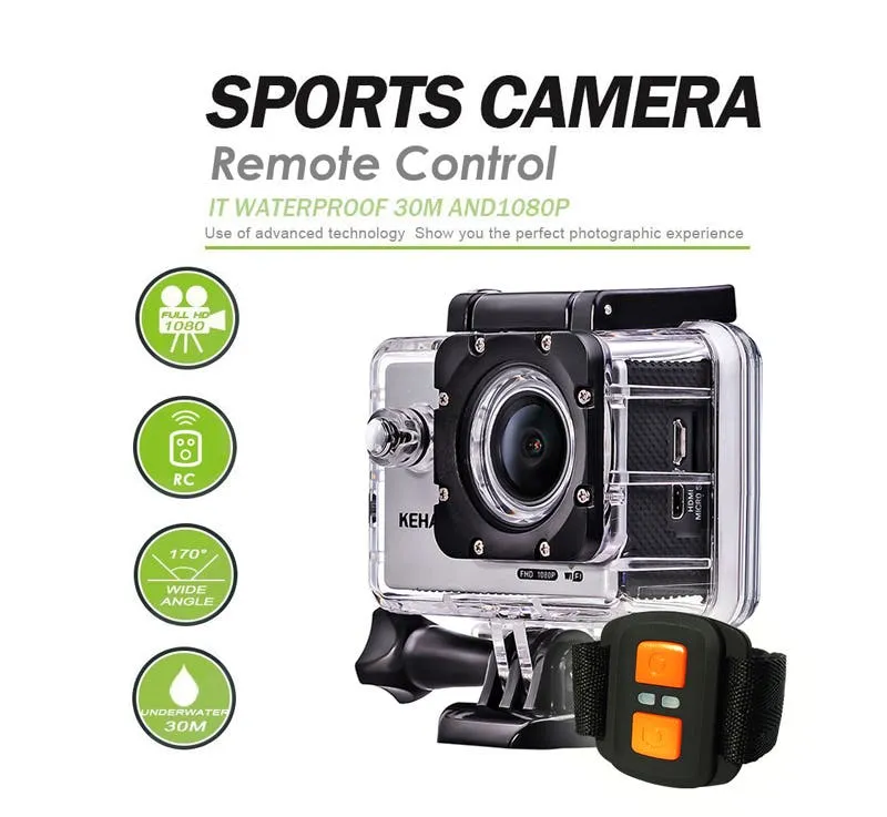 kehan c60 pro remote control action camera