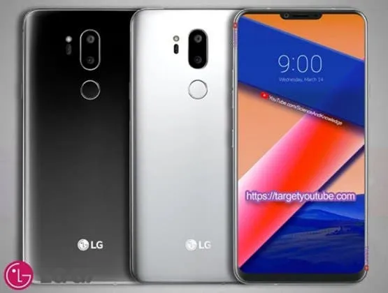 lg g7 smartphone android notch