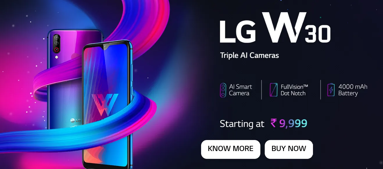 lg w30 launch