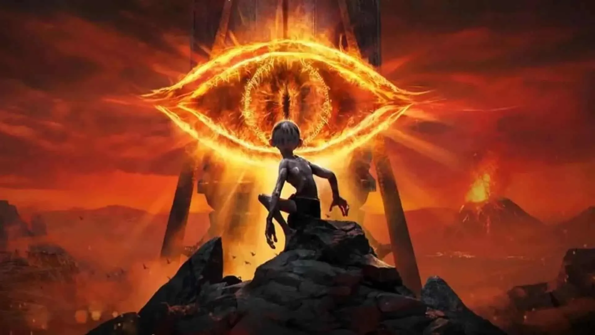 lord of the rings gollum eye of sauron