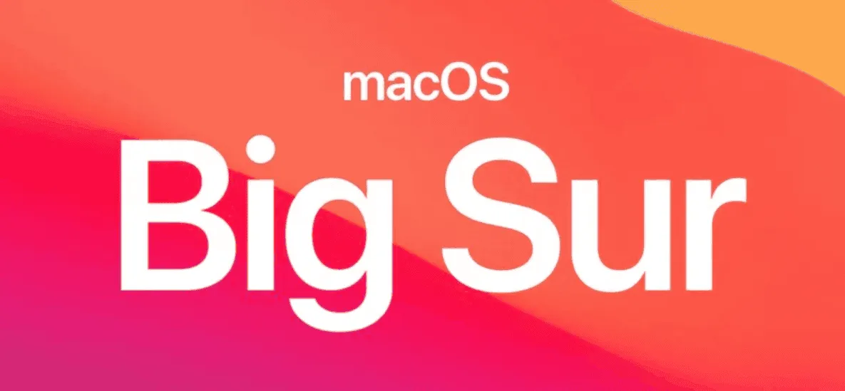 mac os big sur