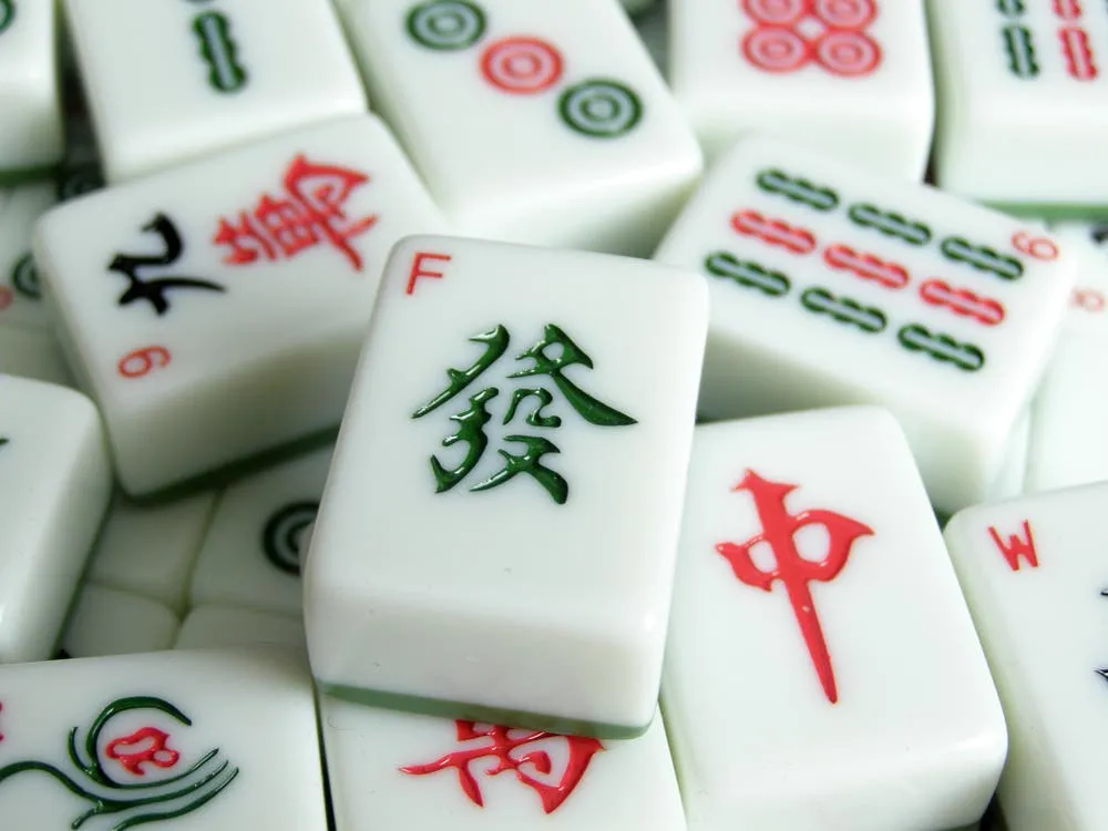 mah jong tiles
