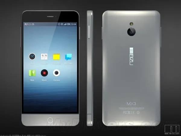 meizu mx3 render
