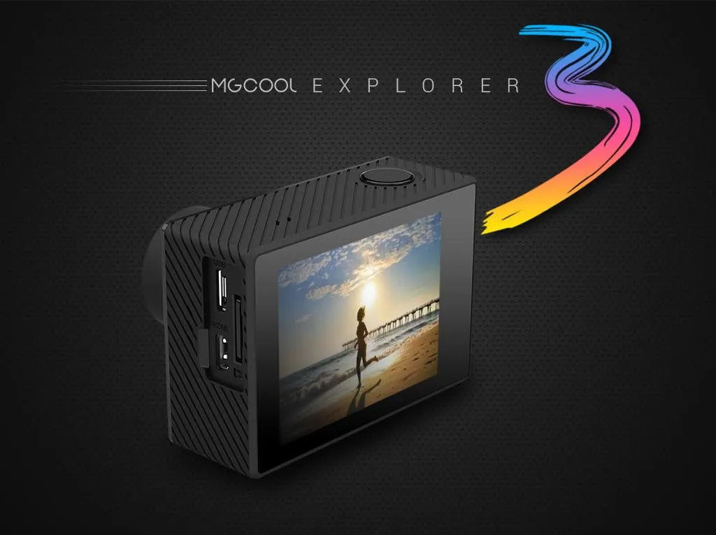 mgcool explorer 3 action camera 4k 30fps