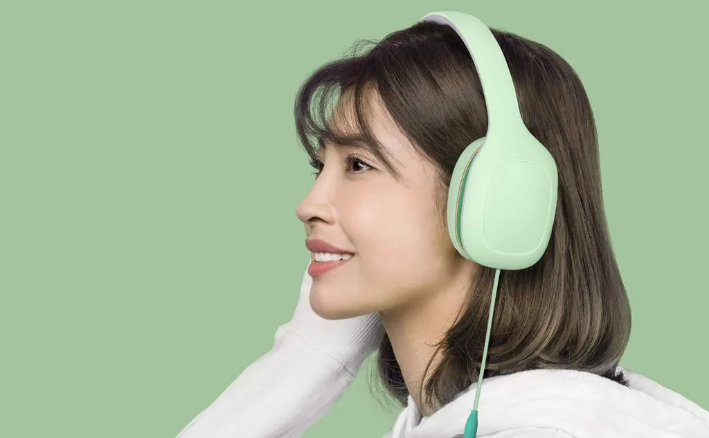 mi headphones light edition green