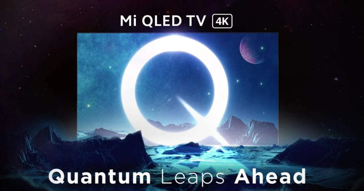 mi qled tv 4k india launch featured