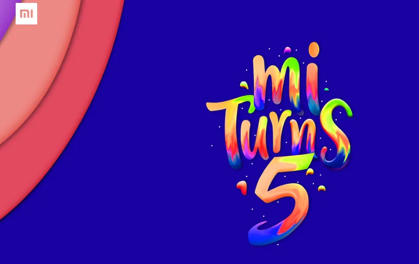 mi turns 5 sale india