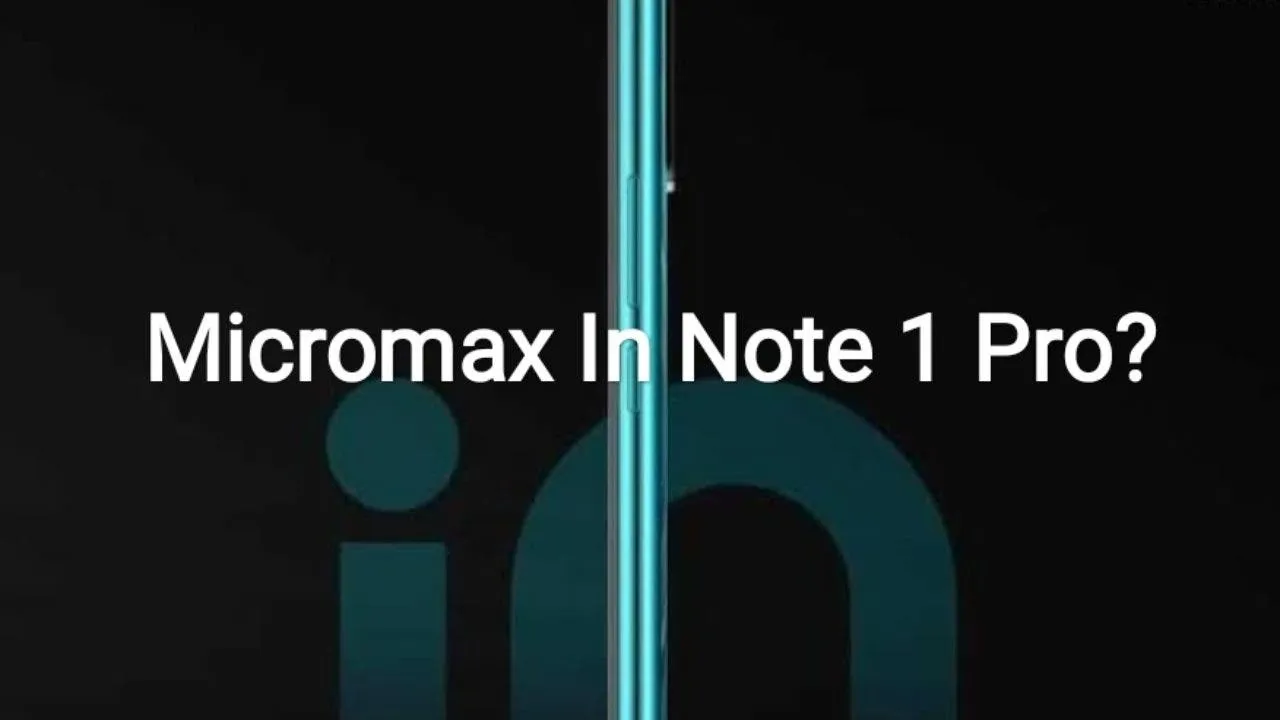 micromax in note 1 pro launch in india